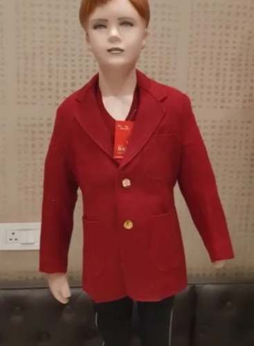 Kids Boys Cotton Blazer by R N Bajaj Knitwears