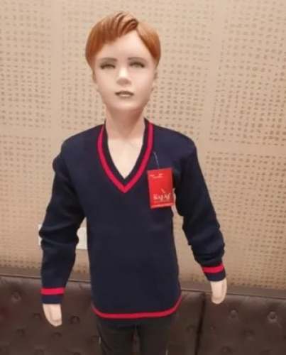 Nevy Blue Kids Sweater by R N Bajaj Knitwears