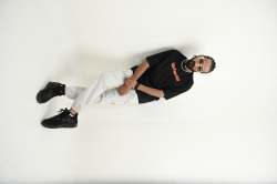 Graphic Printed Drop-Shoulder Sleeves Pure Cotton Oversized T-shirt