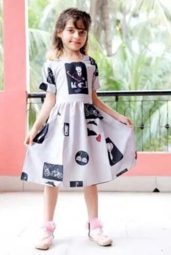 Kids Crepe Printed Kurtis by Miss Ayse Pvt Ltd