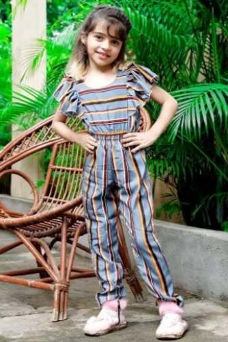 Kids Girls Fancy Printed Jumpsuits