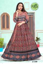 Chinon Ready Made Long Party Wear Gown