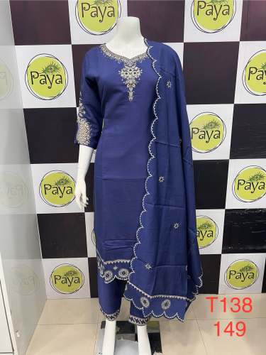 Fancy kurti pant dupatta set