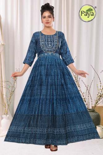 New Collection Chinon Long Party Wear Gown