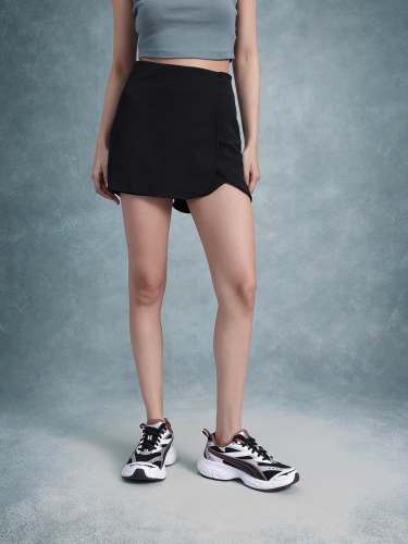 Overlap Skort for Women | Stylish Short Skirt | Set of 4 Size(26,28,30,32)