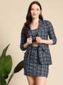trendy-women-s-checkered-co-ord-set-blazer-crop-to