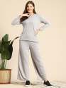 Women Elegant Co-ord Set with Full Sleeve Top and Wide-Leg Flared Trouser thumb 2