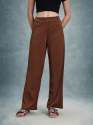 Women's High-Waist Trousers with Front Pockets | Lycra Polyester| Set of 4 Size thumb 2