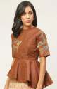 Buy Embellished Brown Blouse By Shaily Retails thumb 2