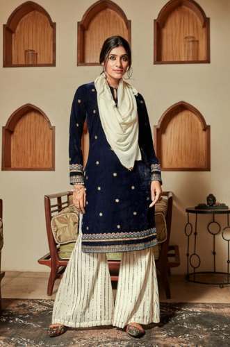 Buy Long Sleeve Sharara Kurti For Shop by Shaily Retails
