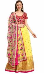 Fancy Net Shaily Brand Embroidery Lehenga Choli