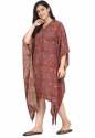 Multi Color Block Printed Shaily Brand Kaftan thumb 2