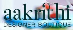 Aakrithi designer boutique logo icon