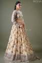 BEIGE FLORAL LEHENGA