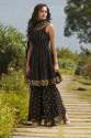 black-georgette-sharara-suit