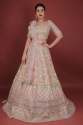 Blushed Pink Georgette Lehenga Choli