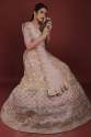 Blushed Pink Georgette Lehenga Choli thumb 5