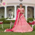 Designer Bridal Ruby Pink Lehenga Choli