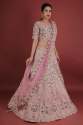 Dust Pink Raw Silk Lehenga Choli thumb 2