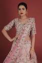 Dust Pink Raw Silk Lehenga Choli thumb 4