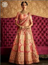 fancy embroidery work lehenga