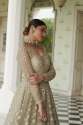Fern Green Net Ethnic Gown thumb 6