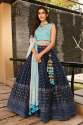 Magical Blue Georgette Lehenga Choli