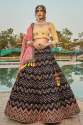 Marvelous Black Georgette Lehenga Choli