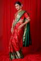 red-and-green-silk-saree