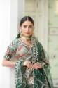 Seaweed Green Organza Lehenga Choli thumb 1