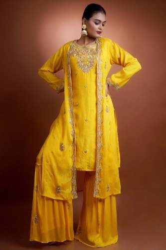 Yellow Palazzo Suit