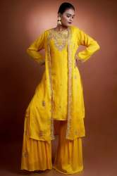 Yellow Palazzo Suit