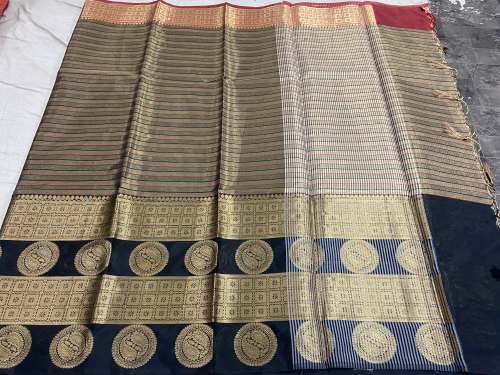 Tissue Silk Multi wrap Saree by jamal brothers