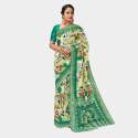 Digital Print Warli Art Silk Saree | Nayika Saree