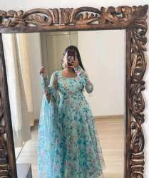 Attractive Georgette dress  With Dupatta