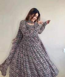 Georgette dress Dupatta set