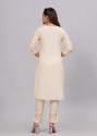 Cotton Rayon Kurta Pant Dupatta Set thumb 2