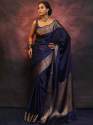 Enchanting Yet Breathable Organic Banarasi Sarees For Intimate And Big Fat Indian Weddings thumb 1