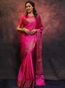 Enchanting Yet Breathable Organic Banarasi Sarees For Intimate And Big Fat Indian Weddings thumb 8