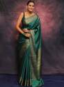 Enchanting Yet Breathable Organic Banarasi Sarees For Intimate And Big Fat Indian Weddings thumb 9