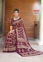 PURE Heavy Malai Cotton Ajarakh printed saree thumb 14