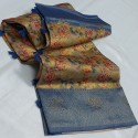 Semi Silk Sares with Blouse  thumb 8
