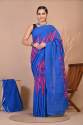 Beautiful And Elegant Cotton Mulmul Saree With Same Designer Blouse thumb 2