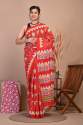 Beautiful Premium Cotton Mulmul Saree  thumb 3