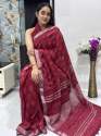 New arrival Best Quality Linen Saree thumb 5