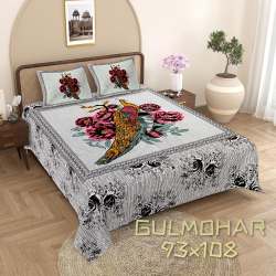 Premium Cotton Printed King Bed Sheet 