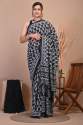 Unique And Causal Wear Cotton Mulmul Saree With Boluse thumb 4