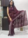 Unique Fresh Arrival Beautiful Linen Saree thumb 10