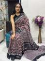 Unique Fresh Arrival Beautiful Linen Saree thumb 12