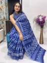 Unique Fresh Arrival Beautiful Linen Saree thumb 3